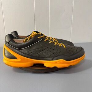 Ecco Biom Athletic Walking Shoes Mens Size 45 Black  Leather US Size 12-12.5